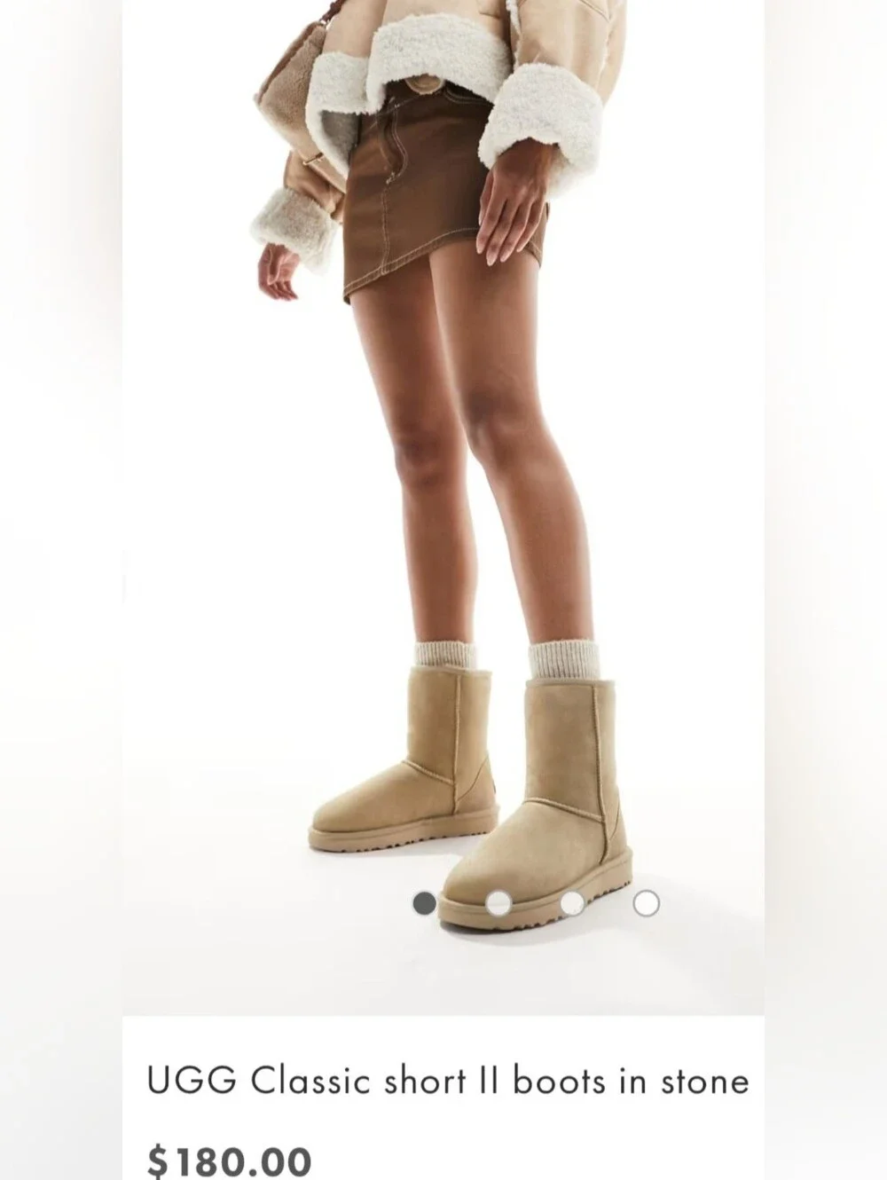 UGG Australia Classic Short II Boots Genuine Leather/Sheepskin US 9